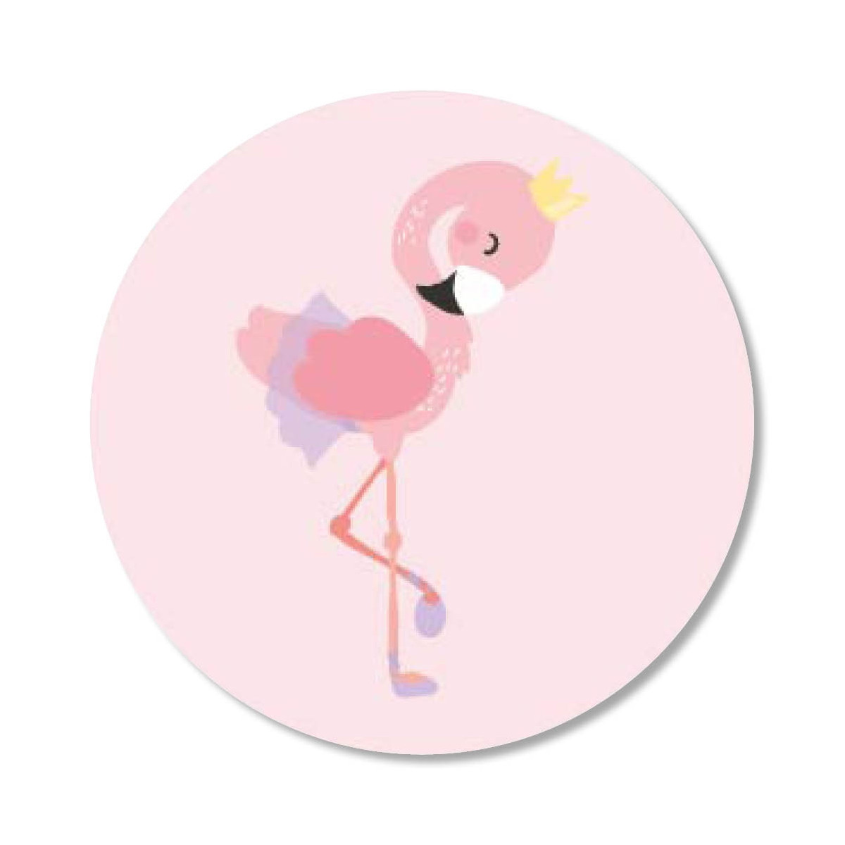 sticker boho flamingo