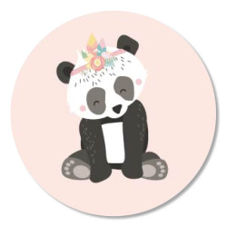 sticker boho panda
