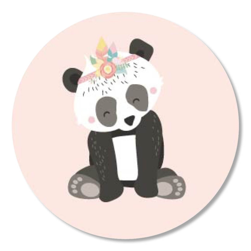 sticker boho panda