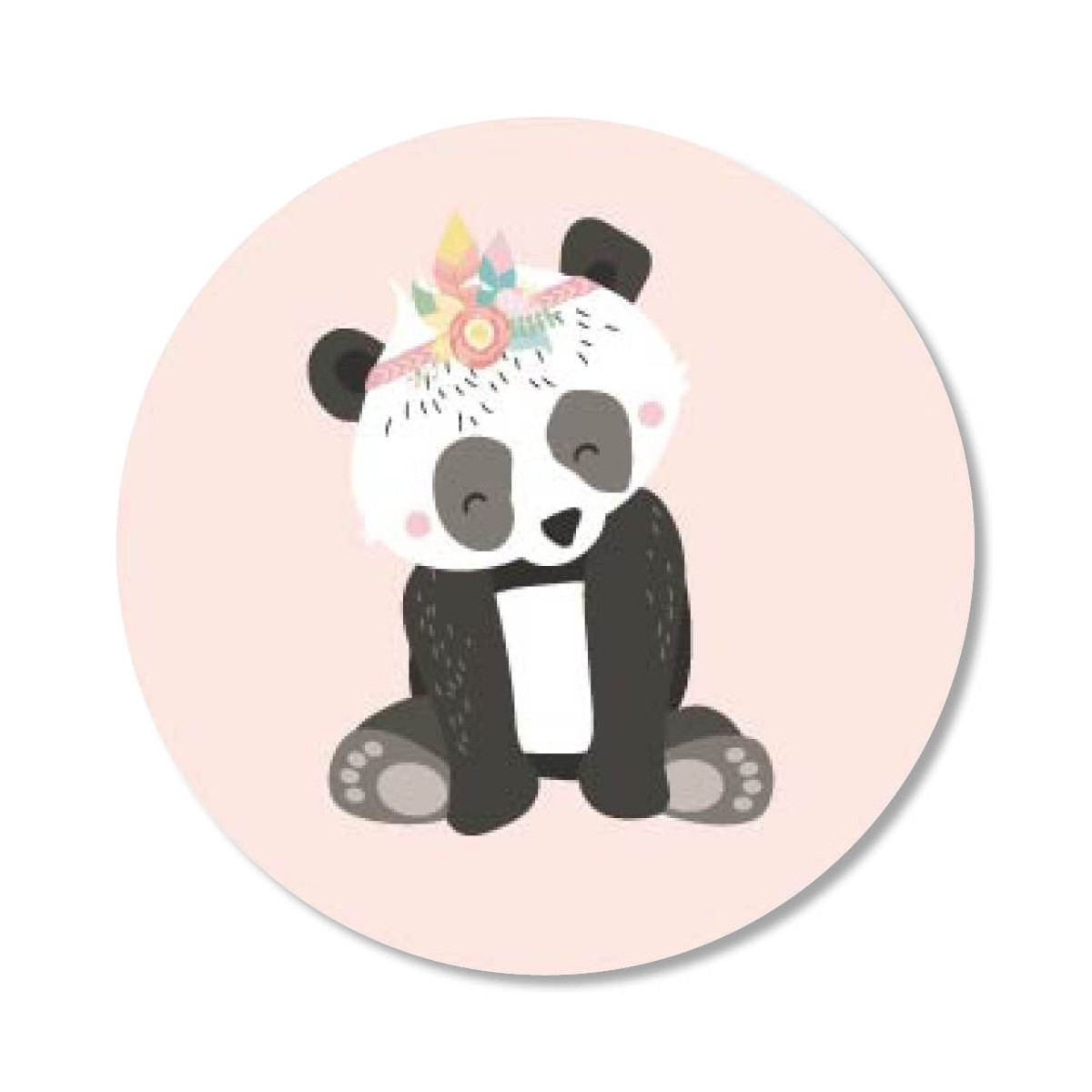 sticker boho panda