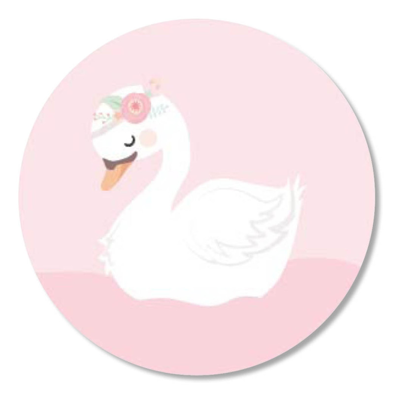 sticker boho zwaan