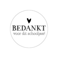 sticker fijne schooljaar