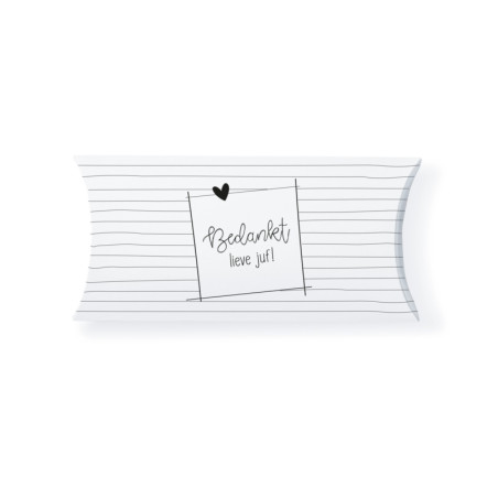 gondeldoosje bedankt lieve juf