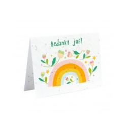 groeikaart bedankt juf