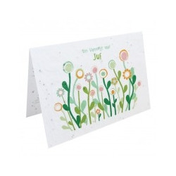 bloeikaart juf bloemetje