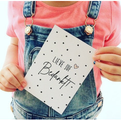 kaart lieve juf bedankt