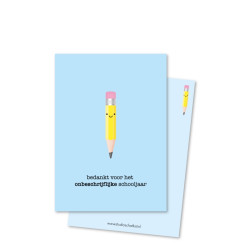 kaart onbeschrijflijke schooljaar