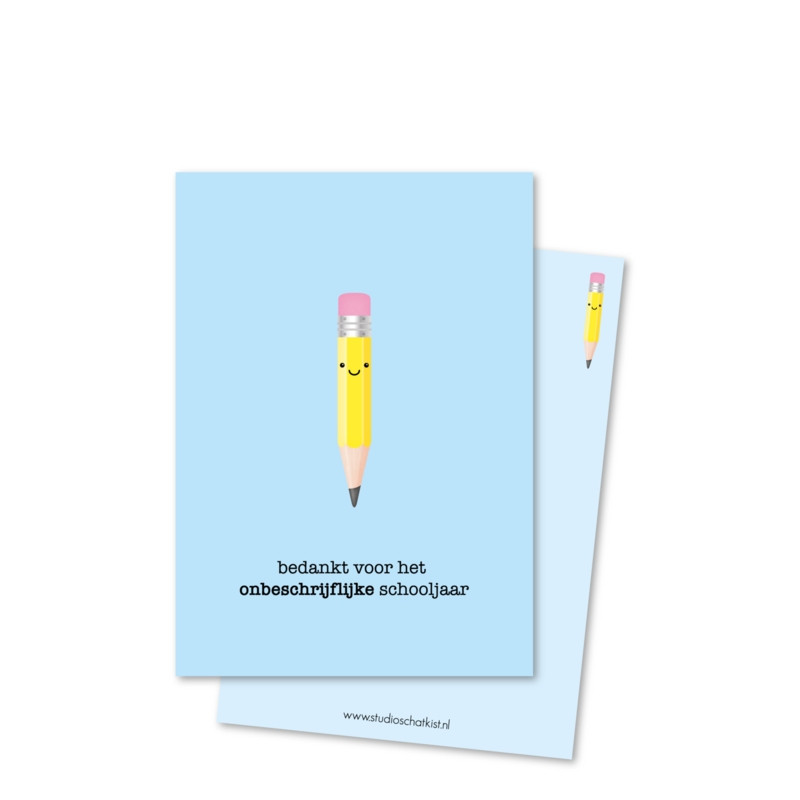kaart onbeschrijflijke schooljaar