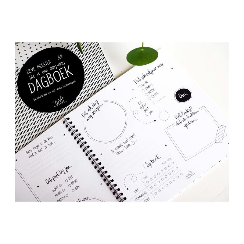 dag dag dagboek juf meester