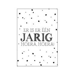 kaart is er een jarig