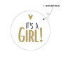 sticker it's a girl
