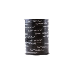 lint happy birthday zwart