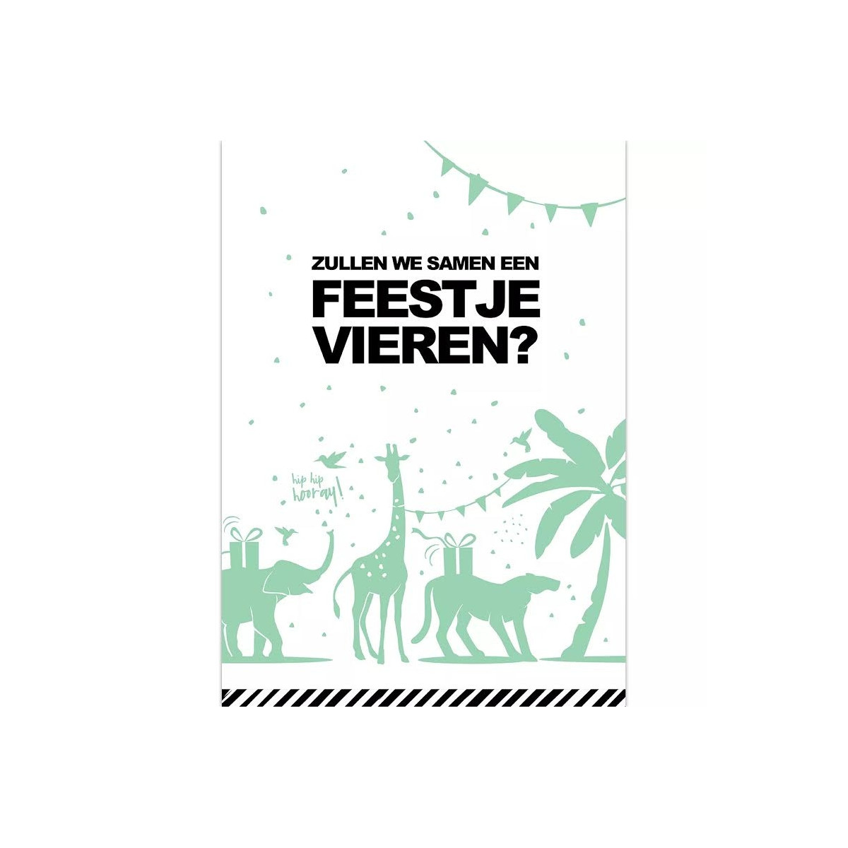 uitnodiging tropical mint