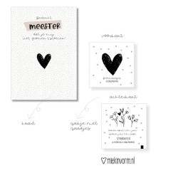 zakje bloemzaadjes meester