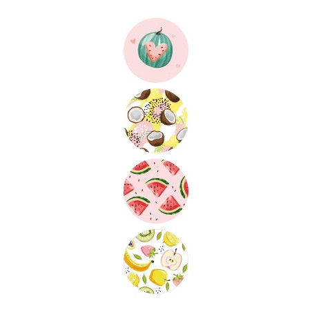 stickerset tropical fruit