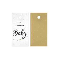 kadolabel welkom baby