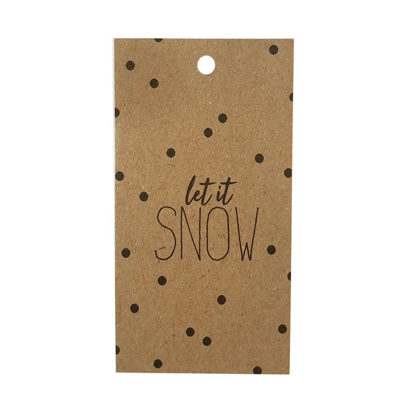 kadolabel let it snow kraft