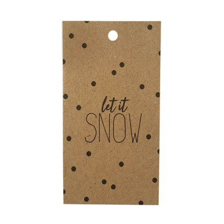 kadolabel let it snow kraft