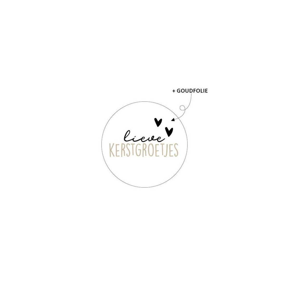 kerst sticker kerstgroetjes