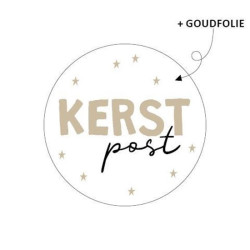 sticker kerstpost
