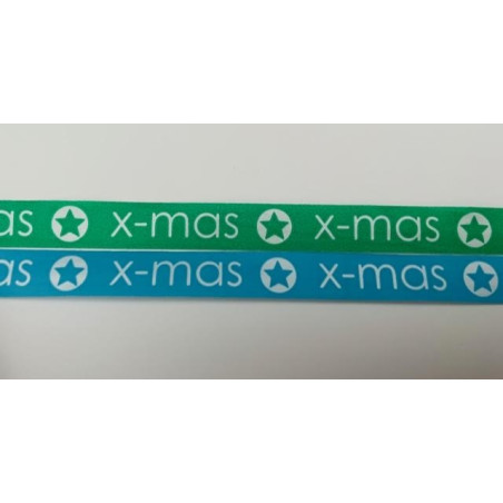 kerst lint xmas blauw