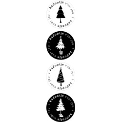 stickermix kerstboom