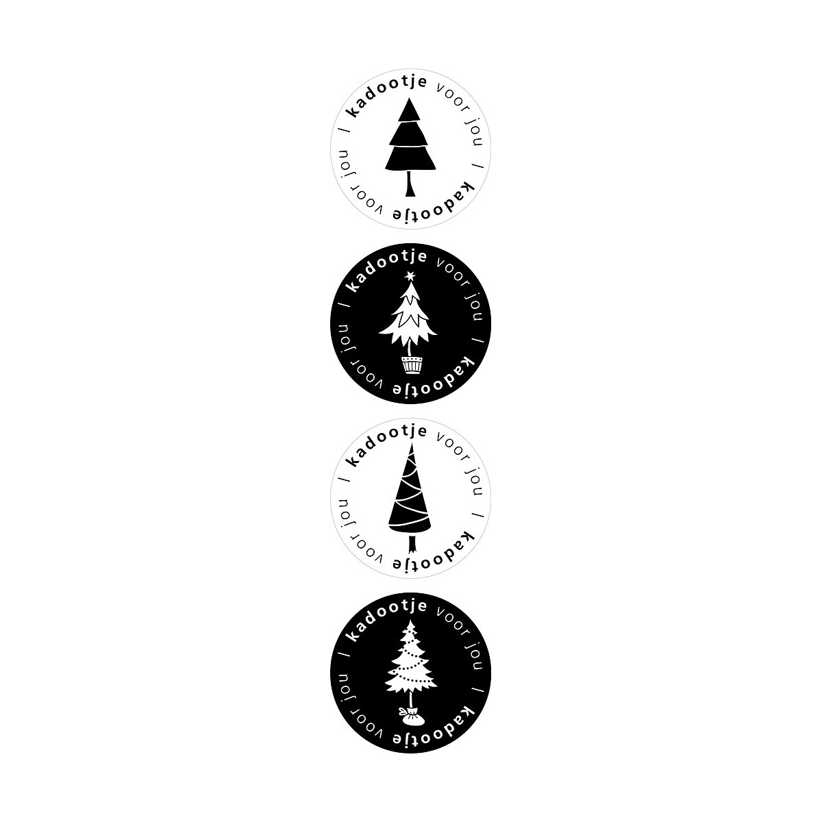 stickermix kerstboom