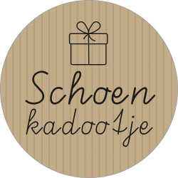 sticker schoenkadootje
