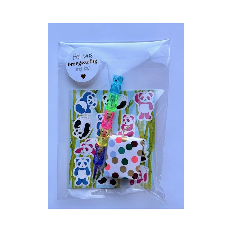 traktatie beer stapelpotlood