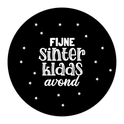 sticker fijne sinterklaasavond