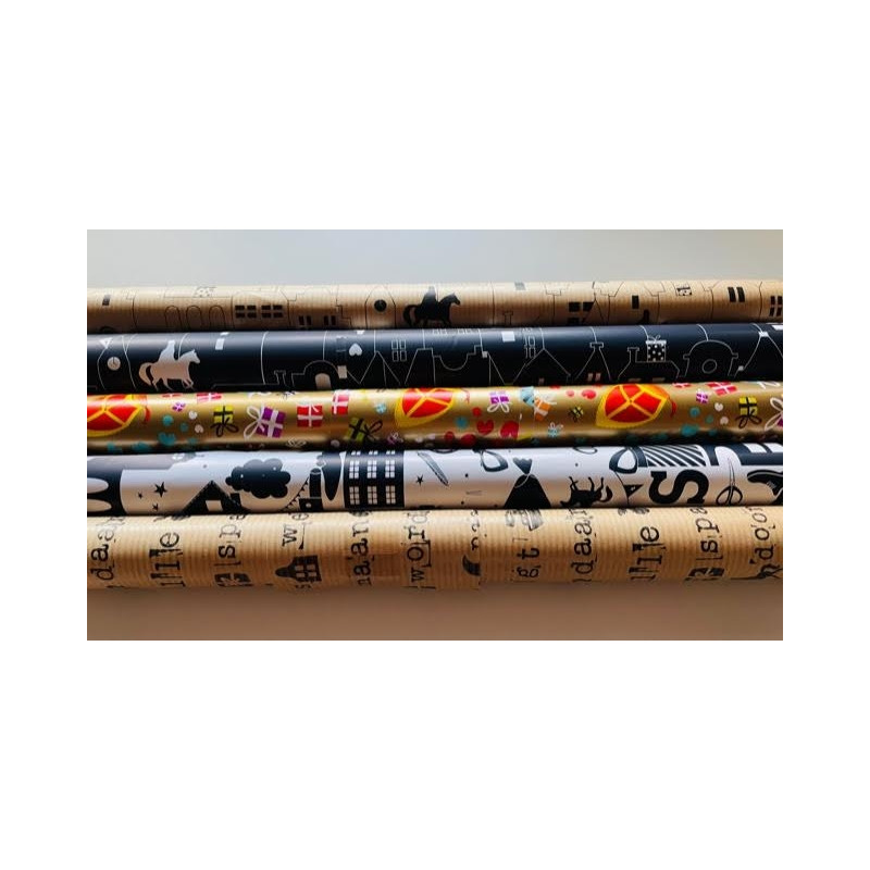 sinterklaas kadopapier pakket