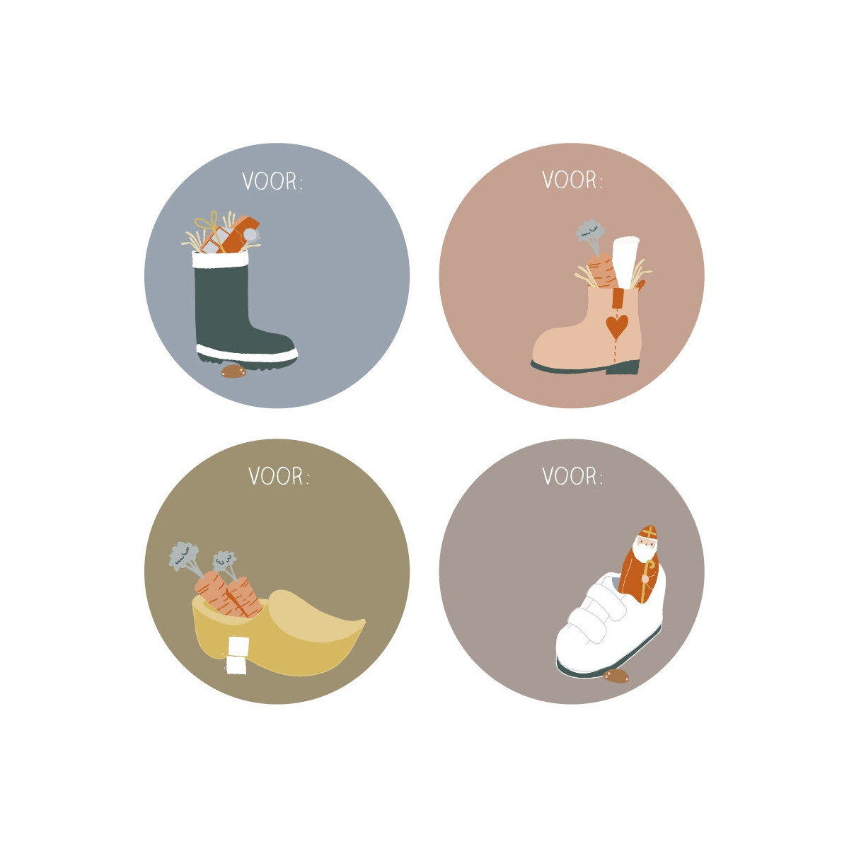 stickermix sint schoen