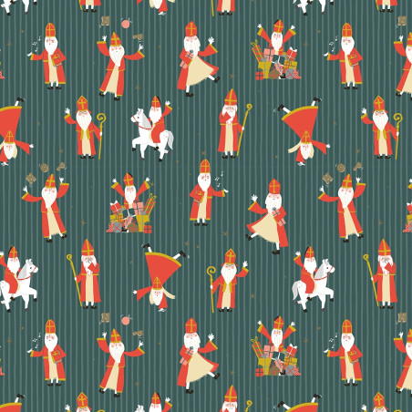 sinterklaas kadopapier acrobaat