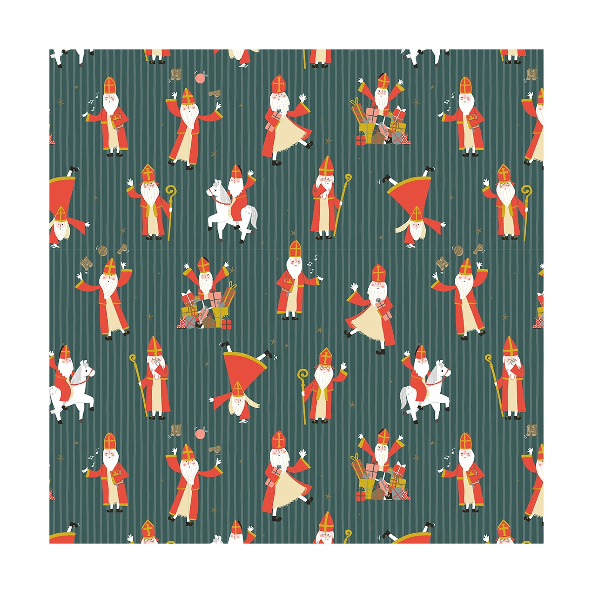 sinterklaas kadopapier acrobaat