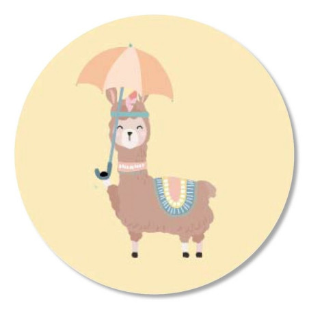sticker lama parasol