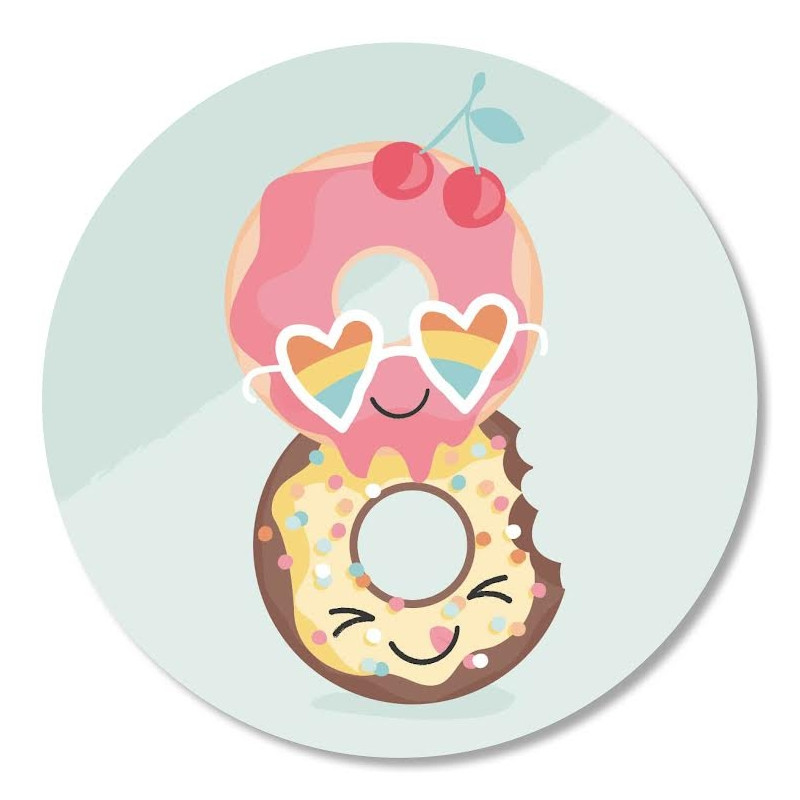sticker donut