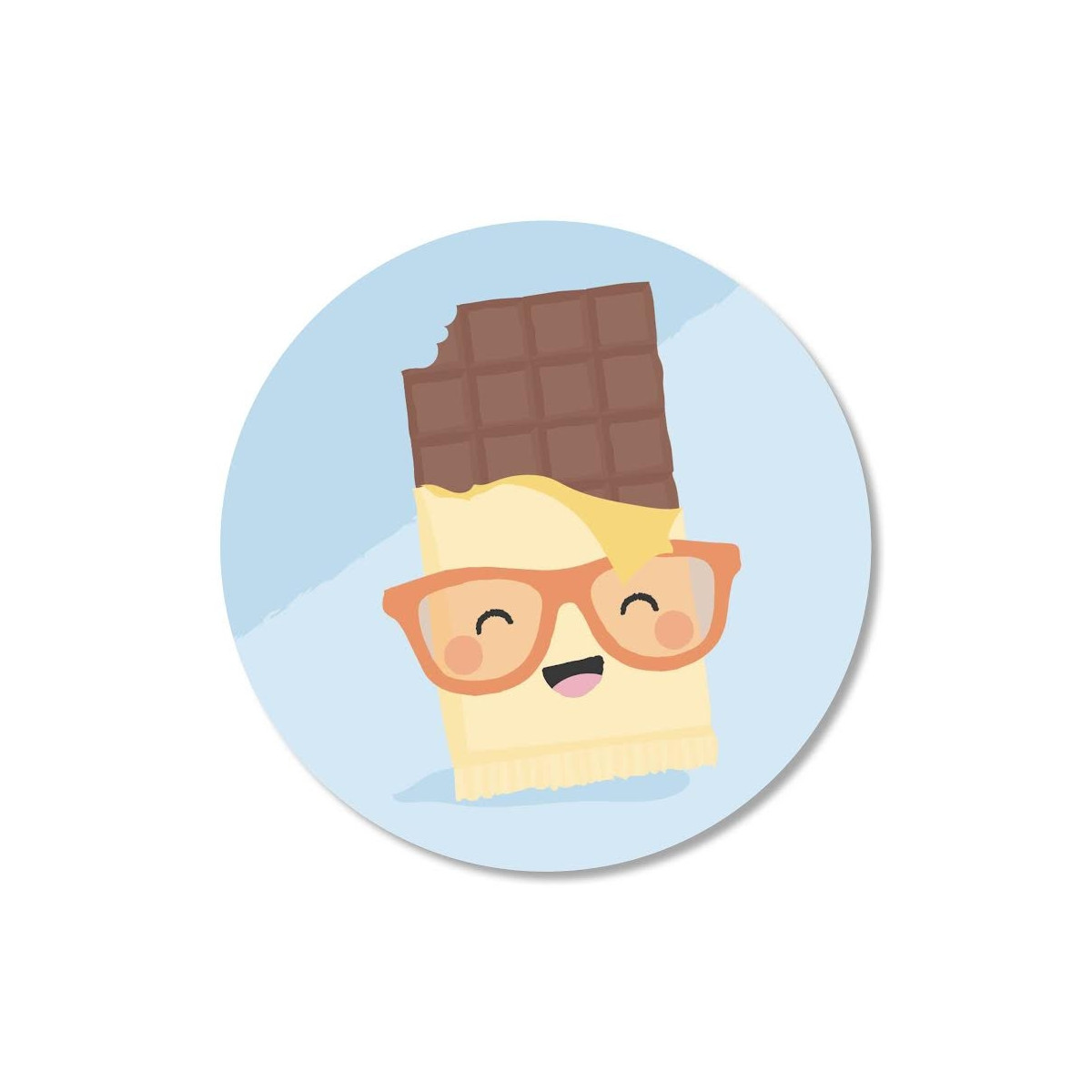 sticker chocoladereep