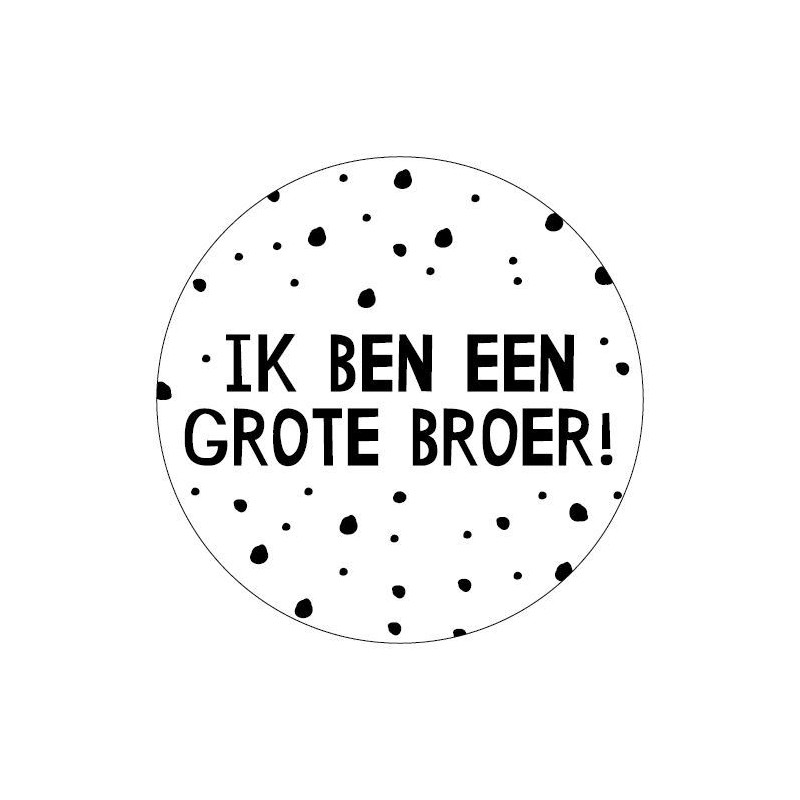 sticker ik ben een grote broer