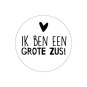 sticker grote zus hartje