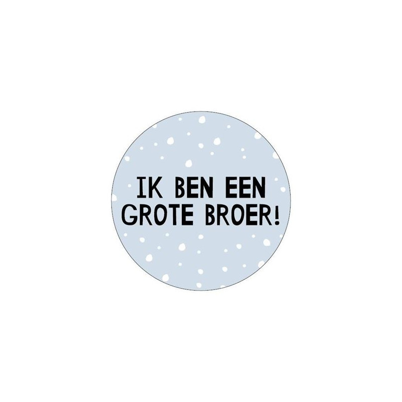 sticker grote broer blauw
