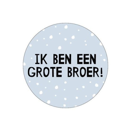 sticker grote broer blauw