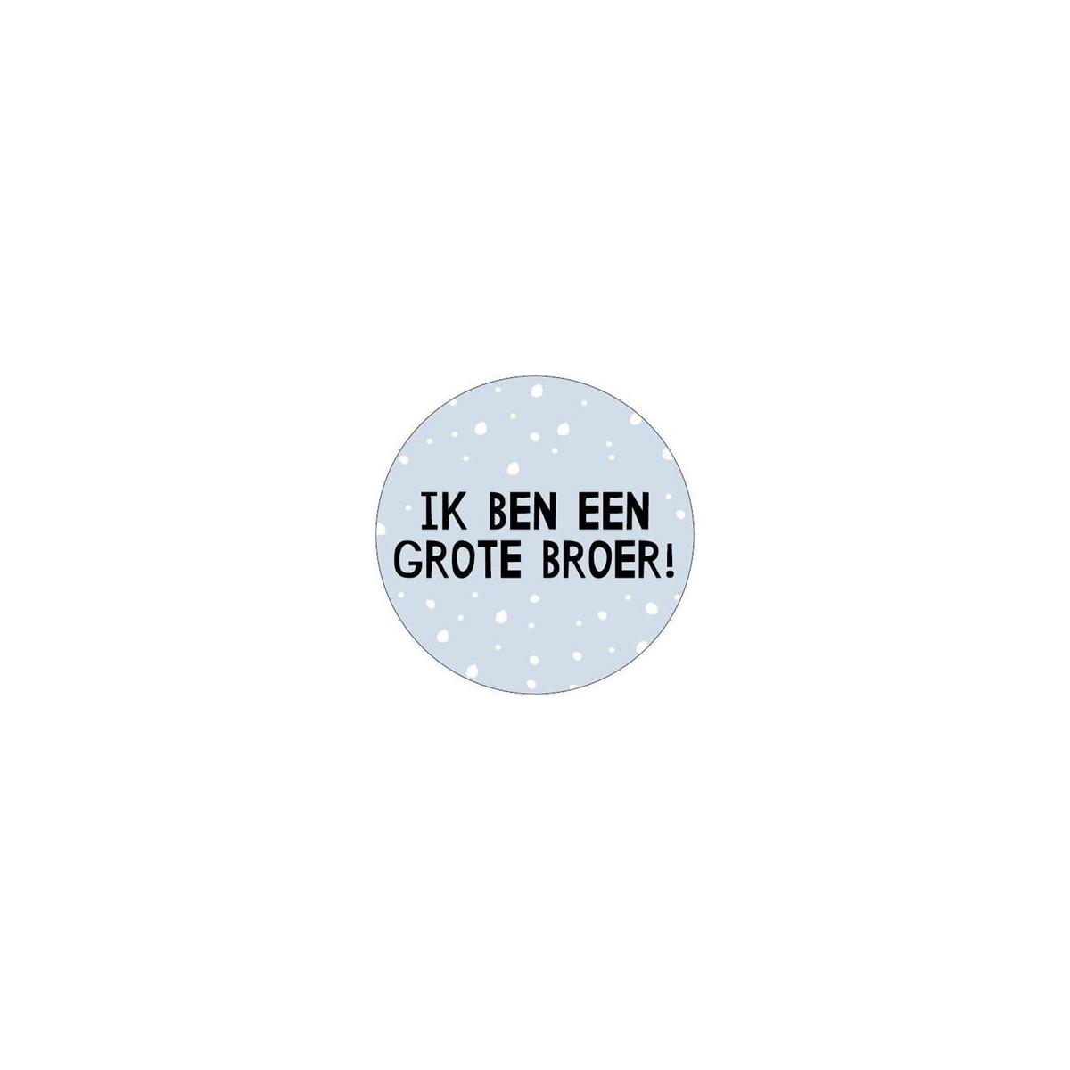 sticker grote broer blauw