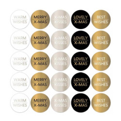 stickermix kerstwensen chique