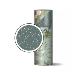 kerst kadopapier vintage groen