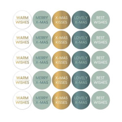 kerst stickermix cool