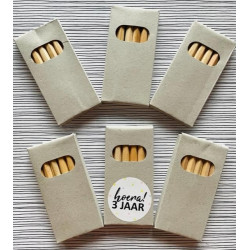 doosje kraft potloodjes