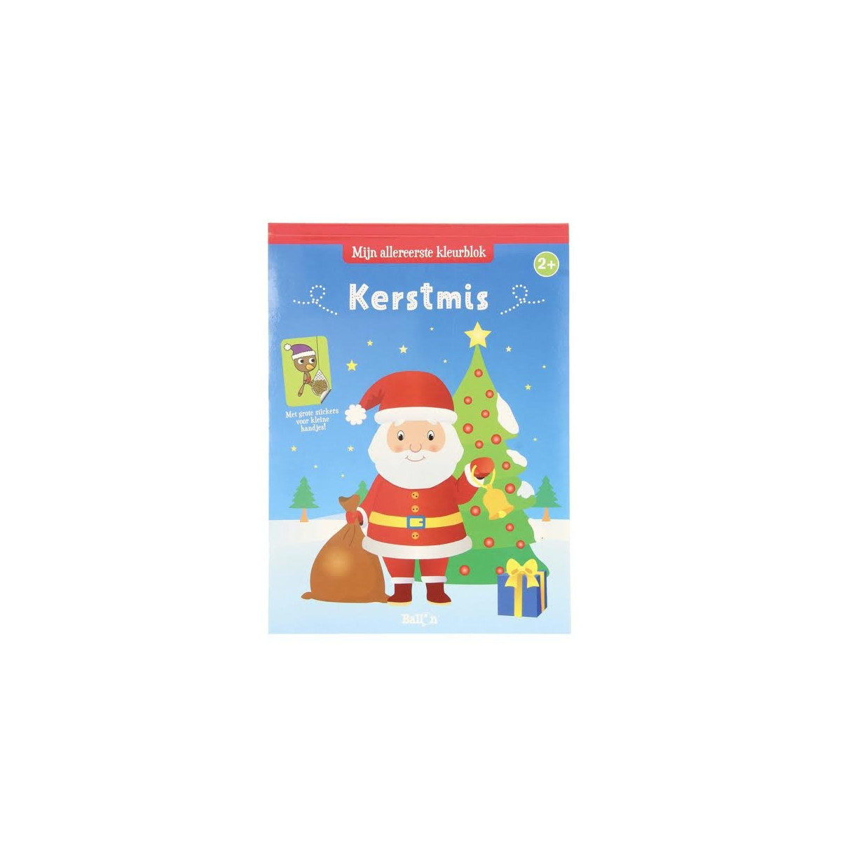 eerste kleurblok kerstmis