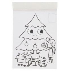 eerste kleurblok kerstmis