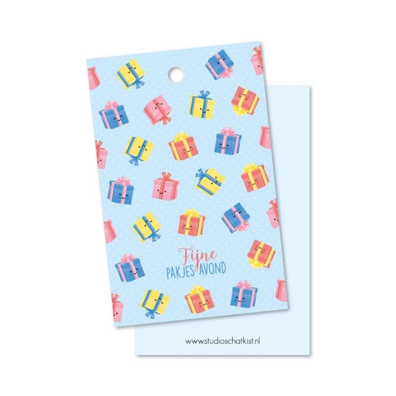 kadolabel fijne pakjesavond