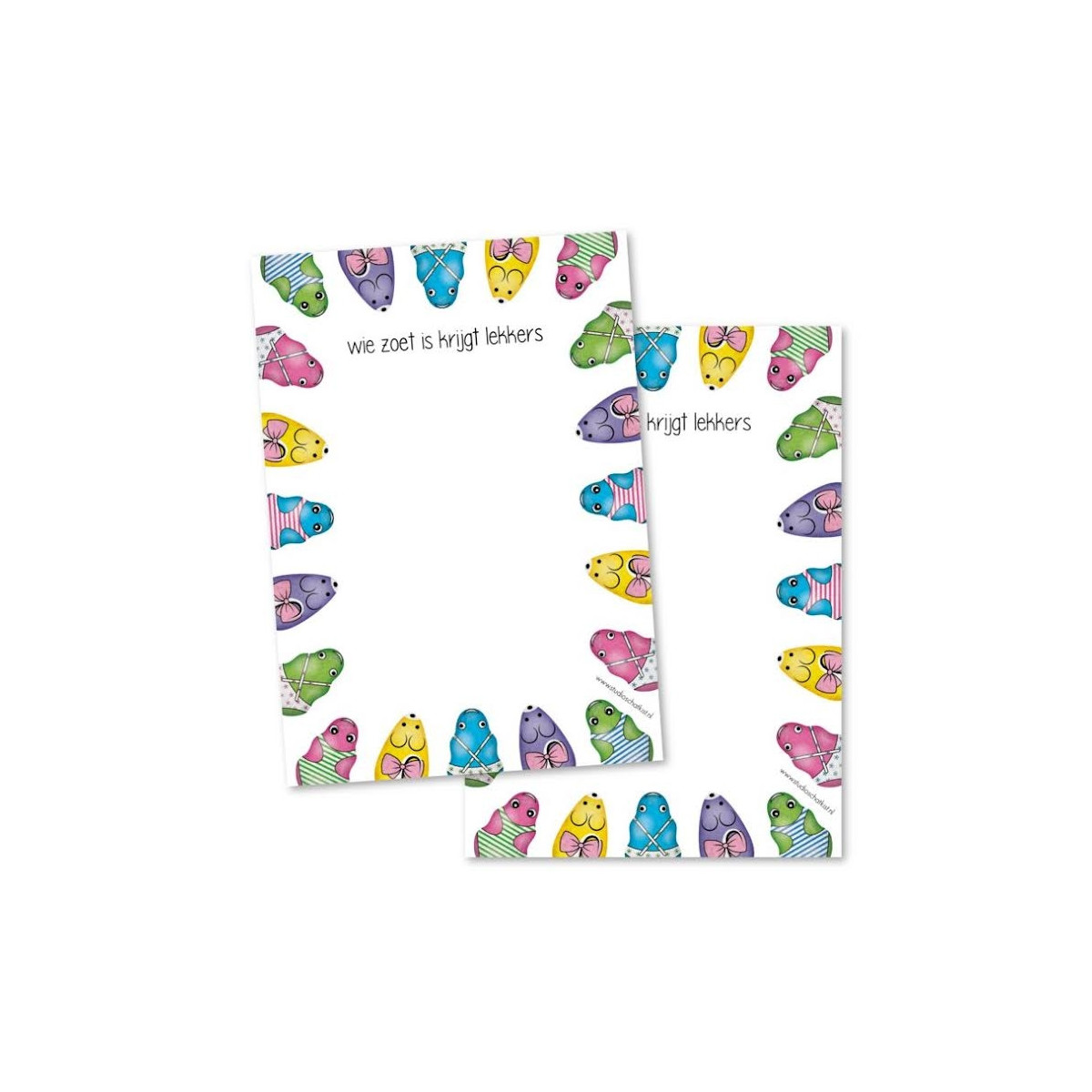 notitieblokje zoet lekkers